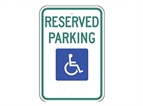 Picture of Handicap Reserved Parking (R7-8NRA5)