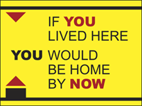 Picture of If You Lived Here Yard Sign (IYLHYS#002)