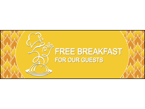 Picture of Free Breakfast Banner (FBB#001)