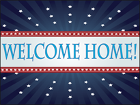Picture of Welcome Home Yard Sign (WHYS#002)