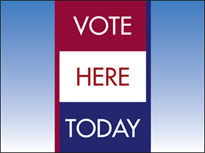 Picture of Vote Here Yard Sign (VH3YS#002)